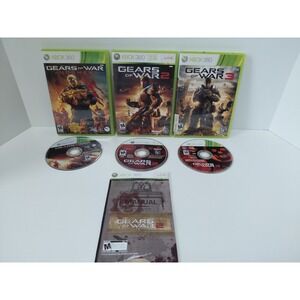 Gears of War Trilogy Lot 1 2 3 (Microsoft Xbox 360) Tested & Working CIB